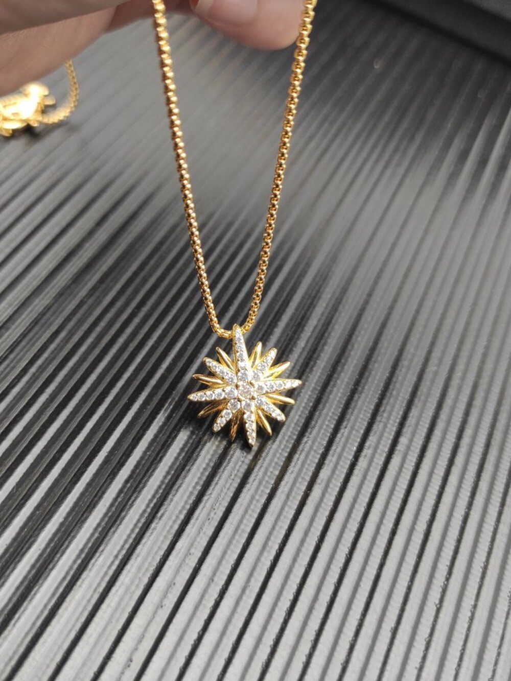David Yurman Gold Sunflower Necklace - Picture 7 of 8